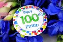 Personalised 100th Party Badge 