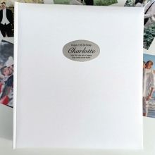 13th Birthday Personalised Photo Album 500 White