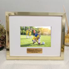 Coach Personalised Photo Frame Gold