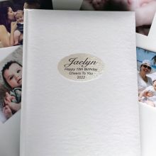 Personalised 18th Birthday Album 300 Photo White
