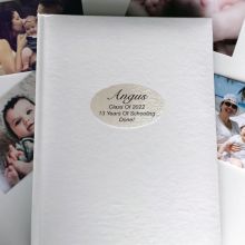 Personalised Graduation Album 300 Photo White