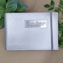 Memorial Mini Photo Album - Silver