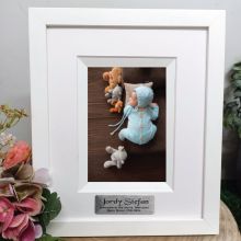  Baby Personalised Photo Frame Silhouette White 4x6 