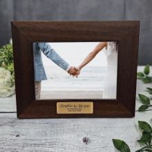 Wooden Wedding Photo Frame Personalised Keepsake