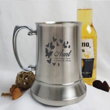 Aunty Engraved Personalised Stainless Beer Stein Mug