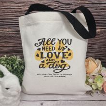 All You need is Love Personalised Tote Bag