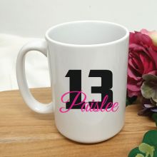 Personalised 13th Birthday Coffee Mug 15oz