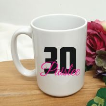 Personalised 30th Birthday Coffee Mug 15oz