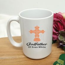 Godfather Coffee Mug Cross Design 15oz