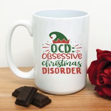 OCD Christmas Coffee Mug 15oz