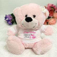 Personalised Baby Girl Memorial Teddy Bear
