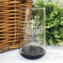 Pop Engraved Personalised Glass Tumbler 