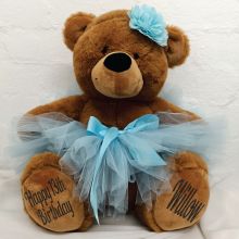 13th Birthday Ballerina Teddy Bear 40cm Plush Brown