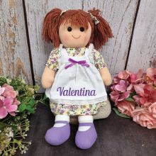 Elizabeth Personalised Girl Rag Doll 35cm