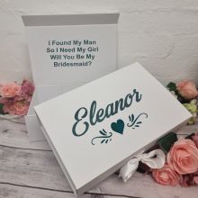 Personalised Bridesmaid Keepsake Gift Box