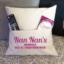 Nan Personalised Pocket Pillow Ivory Cover