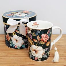 Ceramic Coffee / Tea Cup in Gift Box - Bouquet