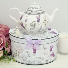 Teapot in Gift Box - Lavender