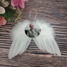 Memorial Gaurdian Angel Photo Ornament