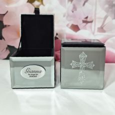 Personalised Mini Trinket Box - Cross
