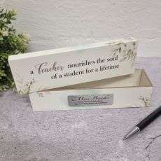 Teacher Gratitude Pencil Trinket Box