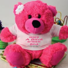 You're A .... Valentines Bear - Hot Pink