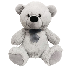 Grey Teddy Bear 40cm Plush