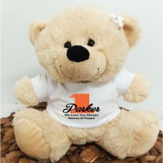 1st Teddy Bear Cream Personalised Plush