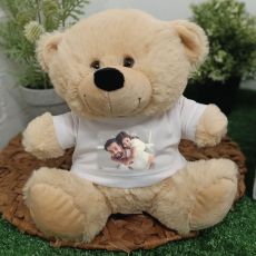 Personalised Photo T-Shirt Teddy Bear - Cream