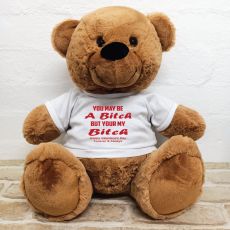 Valentines Day Bear You may Be A - 40cm  Brown