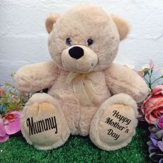 Mum Personalised Teddy Bear 30cm Cream