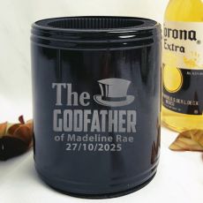 Godfather Black Can Cooler- Personalised Gift