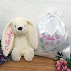First Easter Bunny Plush with Satin Gift Bag