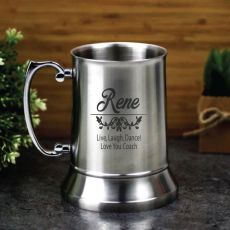 Dance Coach Engraved Stainless Beer Stein Mug