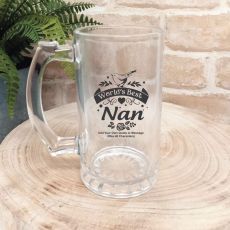 World's Best Nan Personalised Beer Stein
