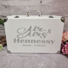 Personalised Wedding Suitcase Keepsake Box