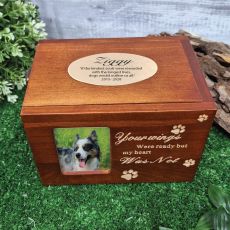 Pet Urn for Ashes Cremation Photo Box
