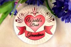 Worlds Best Grandma Badge