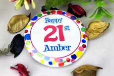 Personalised 21st Party Badge 