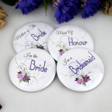 Hens Party Floral Badge - Assorted Titles