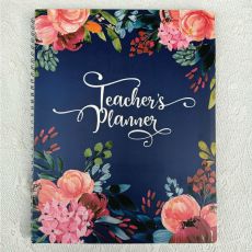  Teachers Planner  Diary & Pen 144pages - Floral