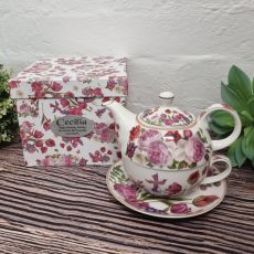 Rose & Tulip Tea For One in Birthday Gift Box
