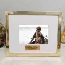 Pop Personalised Photo Frame Gold