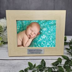 Personalised Baby Photo Frame with Message