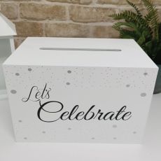 Lets Celebrate Wishing Well Wood Card Box