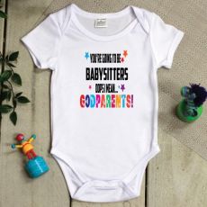 You're going to be Godparents Announcement Bodysuit