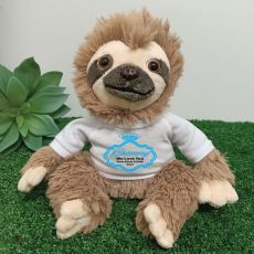 Personalised Grandma Sloth Plush - Curtis
