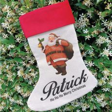 Personalised Christmas Stocking - Santa