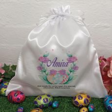 Personalised Easter Sack Hunt Bag 35cm  - Rose