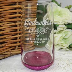 Godmother Engraved Personalised Glass Tumbler